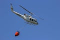 Helicopter bambi bucket fire fichting