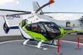 Helicopter Bluecopter Demonstrator by Airbus (prototype). Royalty Free Stock Photo