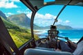 Helicopter in Cape Peninsula Royalty Free Stock Photo