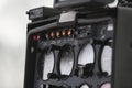 Helicopter cockpit Royalty Free Stock Photo
