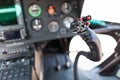 Helicopter cockpit Royalty Free Stock Photo