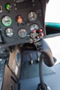 Helicopter cockpit Royalty Free Stock Photo