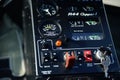 Helicopter control panel Royalty Free Stock Photo