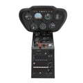 Helicopter Control Panel on white. 3D illustration Royalty Free Stock Photo