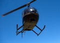 A helicopter doing flight-seeing tours at a county fair in florida