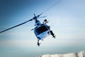 Helicopter in Flight Royalty Free Stock Photo
