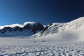 Helicopter flight on the Franz Josef Glacier Royalty Free Stock Photo