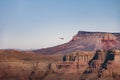 Helicopter flying over Grand Canyon West Rim - Arizona, USA Royalty Free Stock Photo