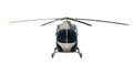 Helicopter 2- Front view white background 3D Rendering Ilustracion 3D Royalty Free Stock Photo