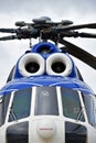 Helicopter fuselage and rotor system Royalty Free Stock Photo