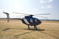 Helicopter on the ground Royalty Free Stock Photo