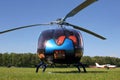 Helicopter on ground Royalty Free Stock Photo