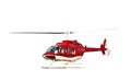 Helicopter isolated Royalty Free Stock Photo