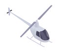 Helicopter Isometric Icon Royalty Free Stock Photo