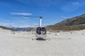 Helicopter landing, Laguna San Rafael National Park, Aerial view, Patagonia, Chile