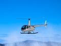 Helicopter landing Royalty Free Stock Photo