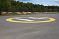 Helicopter landing pad Royalty Free Stock Photo