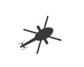 helicopter logo vector icon illustration design Royalty Free Stock Photo