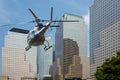 Helicopter Manhattan financial district