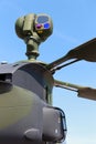 Helicopter Mast-mounted sight Royalty Free Stock Photo