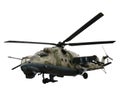 Helicopter Mi-24V Mi-35 isolated Royalty Free Stock Photo