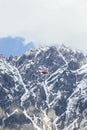 Helicopter at Mtskheta-Mtianeti region in Georgia Royalty Free Stock Photo