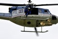 Helicopter police patrol Royalty Free Stock Photo