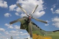 Helicopter propeller Royalty Free Stock Photo