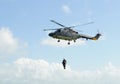Helicopter rescue Royalty Free Stock Photo