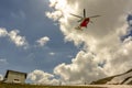 Helicopter Rescue on the Mountain Royalty Free Stock Photo