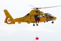Helicopter for rescue operations and roughneck transportation
