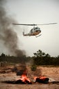 Helicopter rescue survivors