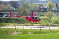 Helicopter Robinson R44 in Vilnius, Lithuania