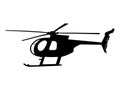 Helicopter silhouette