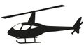 Helicopter silhouette