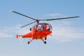 Helicopter in sky Royalty Free Stock Photo