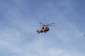 Helicopter of the Spanish Maritime Rescue Team Helimer 401 Royalty Free Stock Photo