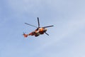Helicopter of the Spanish Maritime Rescue Team Helimer 401 Royalty Free Stock Photo