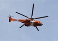 Helicopter of the Spanish Maritime Rescue Team Helimer 401 Royalty Free Stock Photo