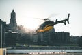 Helicopter Take Off - New York Royalty Free Stock Photo