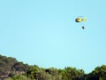 Helicopter with tank