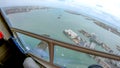 Helicopter tour over Miami, Florida