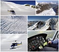 Helicopter trip over Fox Glacier,