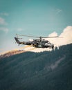 Helicopter used in Ukraine during airshow airpower in austria 2022 Royalty Free Stock Photo