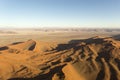 A helicopter view of Sossusvlei desert Royalty Free Stock Photo