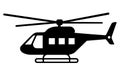 Helicopters Aircrafts Illustration, Flying Colorful Choppers, Air Transportation Flat Vector Illustration