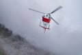 Helicopter at Fox Glacier in New Zealand