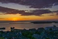 Heligoland - island dune - sunrise