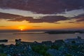 Heligoland - island dune - sunrise