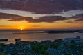 Heligoland - island dune - sunrise